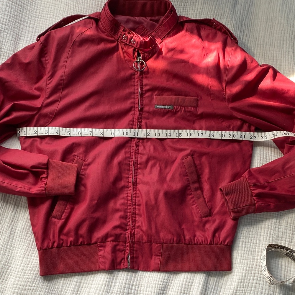 Members Only Crimson Iconic Racer Jacket - Picture 7 of 9